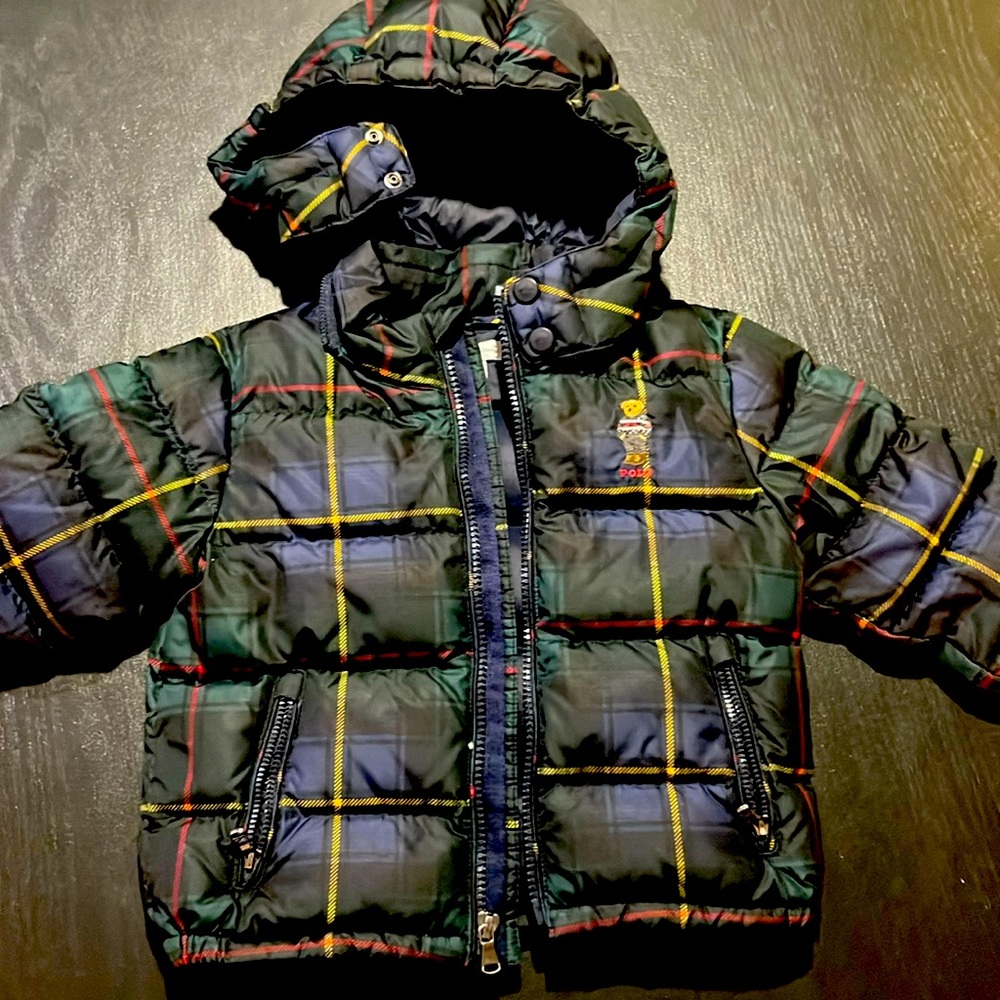 Ralph Lauren Hooded Puffer Coat 24mo